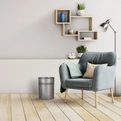 Poubelle / Boîte à Ordures CLEAN III Argent Hjh OFFICE -Pegane Shop poubelle boite a ordures clean iii argent hjh office 7336906 1030906 6 1140x1140