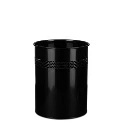 Poubelle / Boîte à Ordures CLEAN III Noir Hjh OFFICE