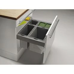 Wesco Poubelle Coulissante Suspendue - Contenance : 41 L - Largeur : 562 Mm ...