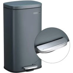 HELLOSHOP26 Poubelle Cuisine 30 Litres à Pédale Fermeture Lente Anti-odeur Et Hy... -Pegane Shop poubelle cuisine 30 litres a pedale fermeture lente anti odeur et hygienique gris anthracite 120000915 11037160 28830442 1140x1140