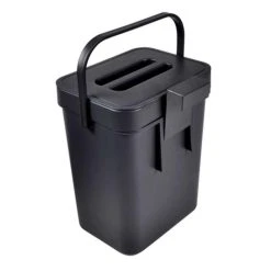 Paris Prix Poubelle De Compost Accrochable 3L Anthracite -Pegane Shop poubelle de compost accrochable 3l anthracite 13610374 37409792 1140x1140
