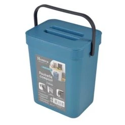 Paris Prix Poubelle De Compost Accrochable 3L Bleu Paon -Pegane Shop poubelle de compost accrochable 3l bleu paon 13610442 37409930 1140x1140
