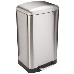 Poubelle à Pédale 40l Inox - Bat-97249 - KITCHEN MOVE -Pegane Shop poubelle de cuisine a pedale greenwich en inox 40l 9340765 24397269 1140x1140