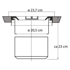 Wesco Poubelle De Plan De Travail - 11 L - Couvercle Inox - Contenance : 13 ... 8 Wesco Poubelle De Plan De Travail - 11 L - Couvercle Inox - Contenance : 13 ... -Pegane Shop poubelle de plan de travail 11 l couvercle inox contenance 13 l diametre exterieur 310 mm encastrement 280 mm hauteur 350 mm wesco 12256350 32607178 1140x1140