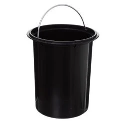 Pp No Name Poubelle De Salle De Bain Métal Laur 3L Gris Mat -Pegane Shop poubelle de salle de bain metal laur 3l gris mat 13610194 37409462 1140x1140