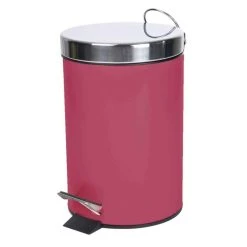 Paris Prix Poubelle De Salle De Bain Metalia 3L Framboise