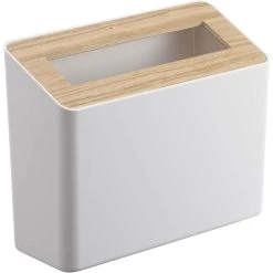Yamazaki Poubelle De Table En Résine Et Bois Trash.