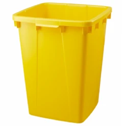 Graf Poubelle De Tri JAUNE Rectangulaire 90 Litres Sans Couvercle