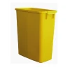 Graf Poubelle De Tri Rectangulaire 60 Litres Jaune Sans Couvercle
