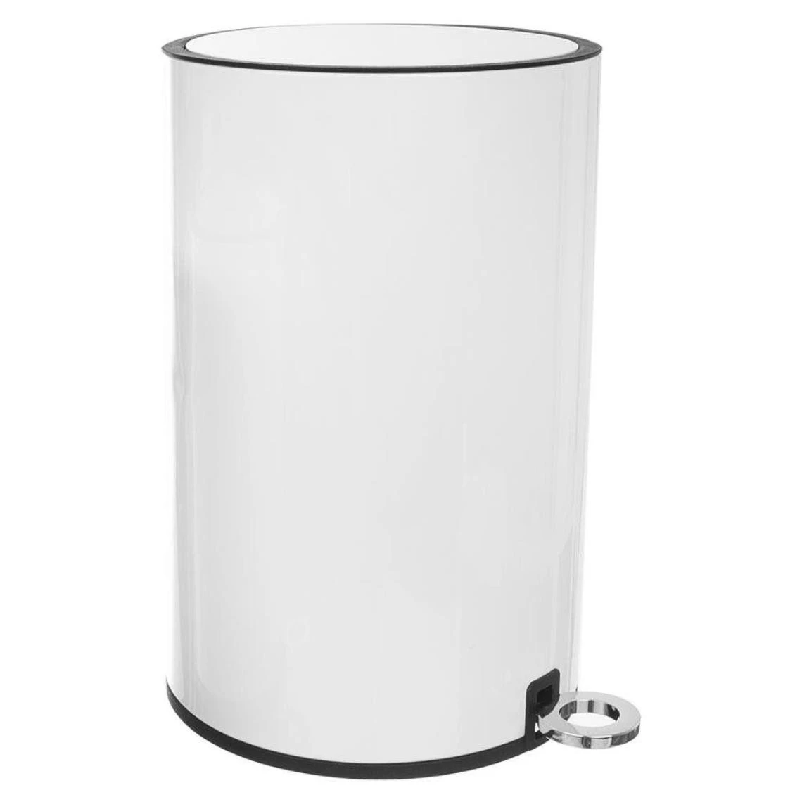 Other Poubelle En Métal, Blanche, Fermée Par Une Pédale De 12 L 2 Other Poubelle En Métal, Blanche, Fermée Par Une Pédale De 12 L - Image 2