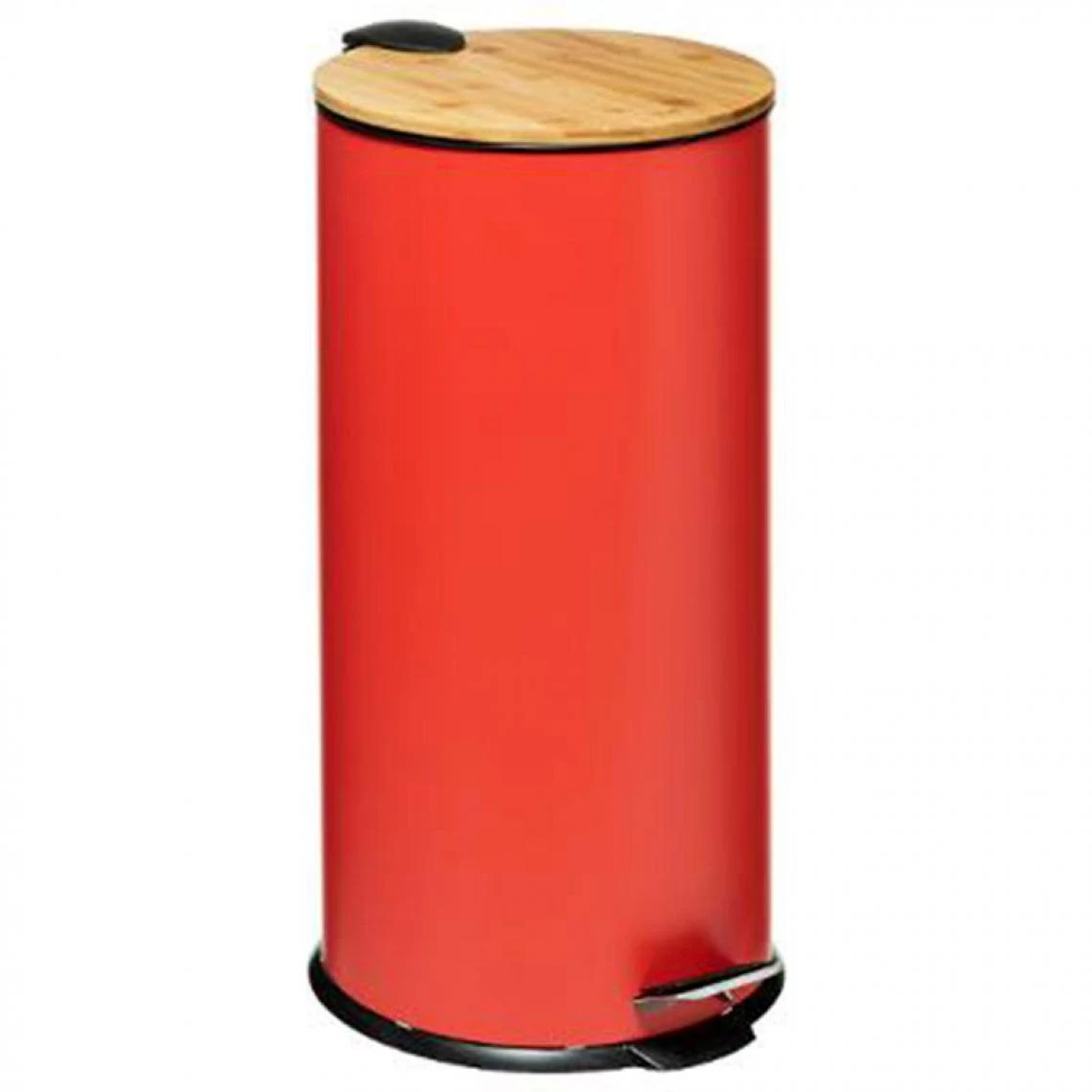 Pp No Name Poubelle En Métal & Bambou Natureo 30L Rose 1 Pp No Name Poubelle En Métal & Bambou Natureo 30L Rose