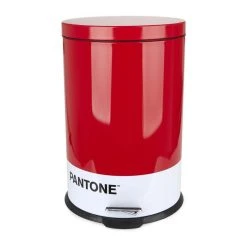 Balvi Poubelle En Métal Pantone 20 L Rouge.
