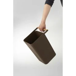 Yamazaki Poubelle En Polypropylène Et Poignée En Bois Como. -Pegane Shop poubelle en polypropylene et poignee en bois como 13841982 38380224 1140x1140