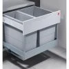 Poubelle Encastrable Tri Sélectif 2 Bacs 30L (18+12) Hailo Raumspar T...