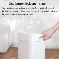 Wewoo Poubelle Et Sacs Original Xiaomi Mijia 15.5L Townew T1 Capteur De Mouv... -Pegane Shop poubelle et sacs original xiaomi mijia 155l townew t1 capteur de mouvement intelligent trash sensation automatique led smart display couverture corbeille 12216628 32459434 1140x1140