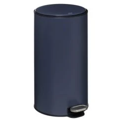 Atmosphera, Createur D'Interieur Poubelle Métal "delta" 30 Litres Atmosphéra - Bleu
