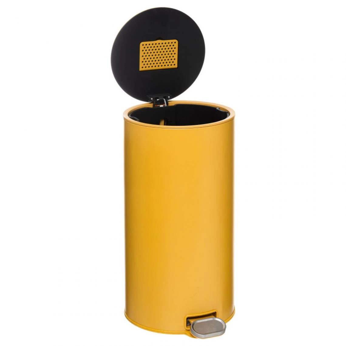 Atmosphera, Createur D'Interieur Poubelle Métal "delta" 30 Litres Atmosphéra - Ocre 2 Atmosphera, Createur D'Interieur Poubelle Métal "delta" 30 Litres Atmosphéra - Ocre - Image 2