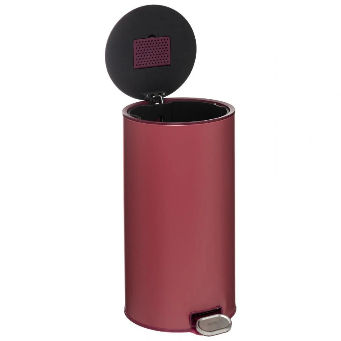 Atmosphera, Createur D'Interieur Poubelle Métal "delta" 30 Litres Atmosphéra - Rouge 2 Atmosphera, Createur D'Interieur Poubelle Métal "delta" 30 Litres Atmosphéra - Rouge - Image 2