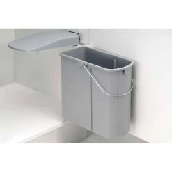 Wesco Poubelle Pivotante à Ouverture Automatique 19 L - Décor : Gris - WES...