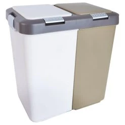 Other Poubelle Pour Le Tri Des Déchets Avec Un Couvercle De Déchets 2x10 L