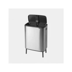 Brabantia Poubelle Touch Bo Touch Bin HI, 2 X 30L - Matt Steel -Pegane Shop poubelle touch bo touch bin hi 2 x 30l matt steel 11024082 28794032 1140x1140