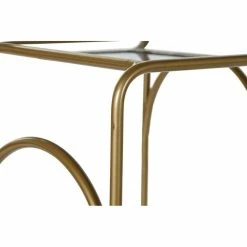 Set De 2 Tables Gigognes DKD Home Decor Verre Doré Métal Moderne (55... -Pegane Shop set de 2 tables gigognes dkd home decor verre dore metal moderne 55 x 30 x 55 cm 2 pcs 14108958 39305474 1140x1140