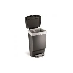 Simplehuman - Cw1372 -Pegane Shop simplehuman poubelle rectangulaire a pedale 45l noir cw1372 1 1