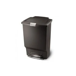 Simplehuman - Cw1372 -Pegane Shop simplehuman poubelle rectangulaire a pedale 45l noir cw1372 1