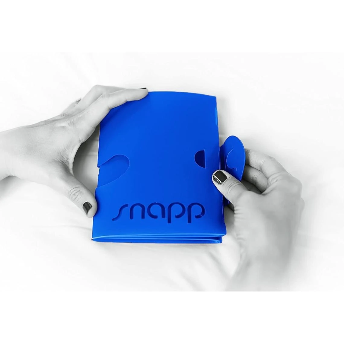 Marque Generique Snappy Bin The Portable Pliable Poubelle Bleu 2 Marque Generique Snappy Bin The Portable Pliable Poubelle Bleu - Image 2