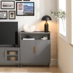 SoBuy Buffet Placard Armoire De Cuisine Meuble à Chaussures Meuble D'... -Pegane Shop sobuy buffet placard armoire de cuisine meuble a chaussures meuble dappoint meuble de rangement avec 1 compartiment et 2 portes 14071358 39078302 1140x1140