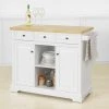 SoBuy FKW101-WN Desserte Roulante Meuble De Rangement Cuisine De Servi...
