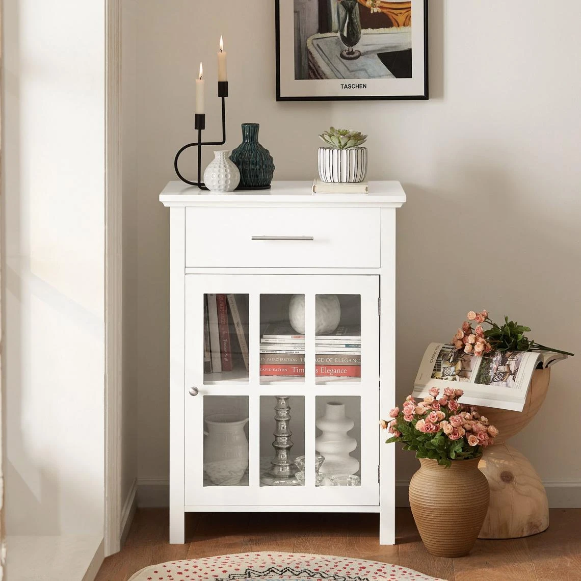 SoBuy® FSB31-W Armoire De Rangement Buffet Commode Placard Meuble De ... 1 SoBuy® FSB31-W Armoire De Rangement Buffet Commode Placard Meuble De ...