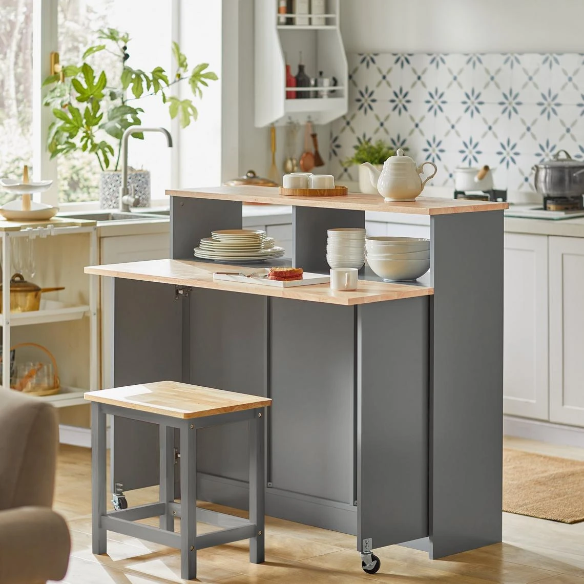 SoBuy® FSB36-HG Buffet De Rangement Placard De Cuisine Ilot De Cuisin... 3 SoBuy® FSB36-HG Buffet De Rangement Placard De Cuisine Ilot De Cuisin... - Image 3