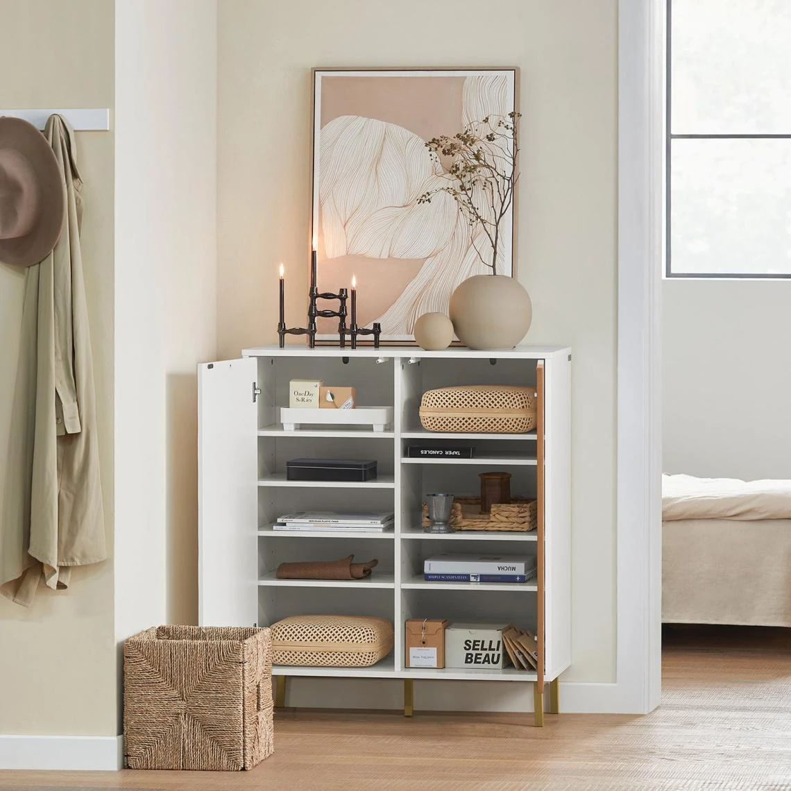 SoBuy FSB70-W Buffet Placard Armoire Multi-rangements, Meuble De Range... 1 SoBuy FSB70-W Buffet Placard Armoire Multi-rangements, Meuble De Range...