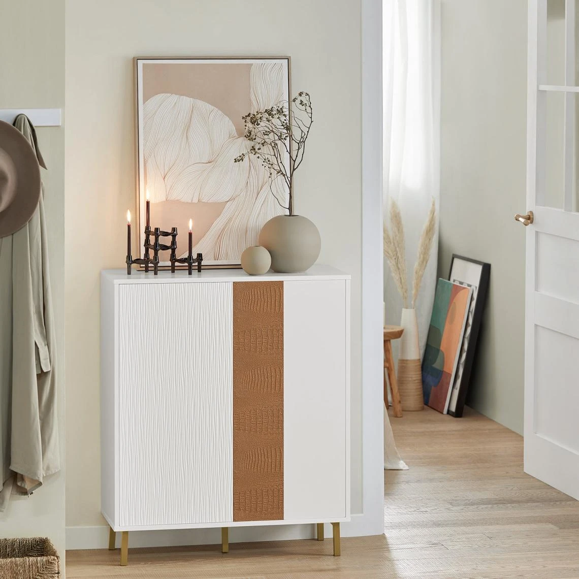 SoBuy FSB70-W Buffet Placard Armoire Multi-rangements, Meuble De Range... 2 SoBuy FSB70-W Buffet Placard Armoire Multi-rangements, Meuble De Range... - Image 2