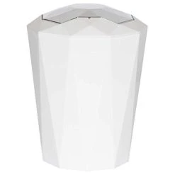 Spirella 10.18129 Crystal Poubelle 5 L Blanc -Pegane Shop spirella 1018129 crystal poubelle 5 l blanc 13112540 35636108 1140x1140