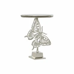 Table D'appoint DKD Home Decor Aluminium Papillon (38 X 38 X 52.5 Cm)