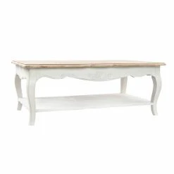 Table D'appoint DKD Home Decor Bois Blanc (120 X 70 X 46 Cm)