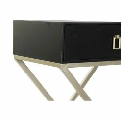 Table D'appoint DKD Home Decor Champagne Noir Métal MDF Moderne (48 X... -Pegane Shop table dappoint dkd home decor champagne noir metal mdf moderne 48 x 35 x 68 cm 14106652 39296974 1140x1140