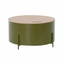 Table D'appoint DKD Home Decor Fer Bois MDF (40 X 40 X 28 Cm)