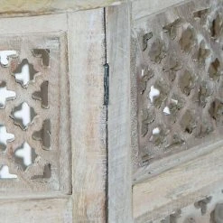 Table D'appoint DKD Home Decor Floral Marron Blanc Bois De Manguier (6... -Pegane Shop table dappoint dkd home decor floral marron blanc bois de manguier 625 x 625 x 54 cm 14108312 39303352 1140x1140