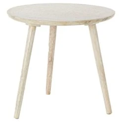 Table D'appoint DKD Home Decor Marron Mandala Bois De Manguier (50 X 5...