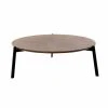 Table D'appoint DKD Home Decor Marron Métal Bois MDF (110 X 110 X 37....