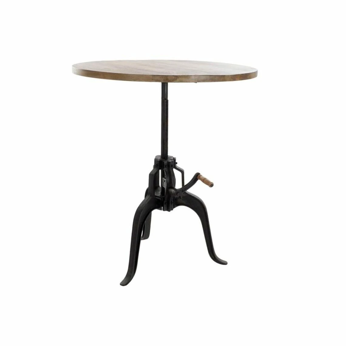 Table D'appoint DKD Home Decor Marron Noir Bois Métal (90 X 90 X 106 ... 1 Table D'appoint DKD Home Decor Marron Noir Bois Métal (90 X 90 X 106 ...