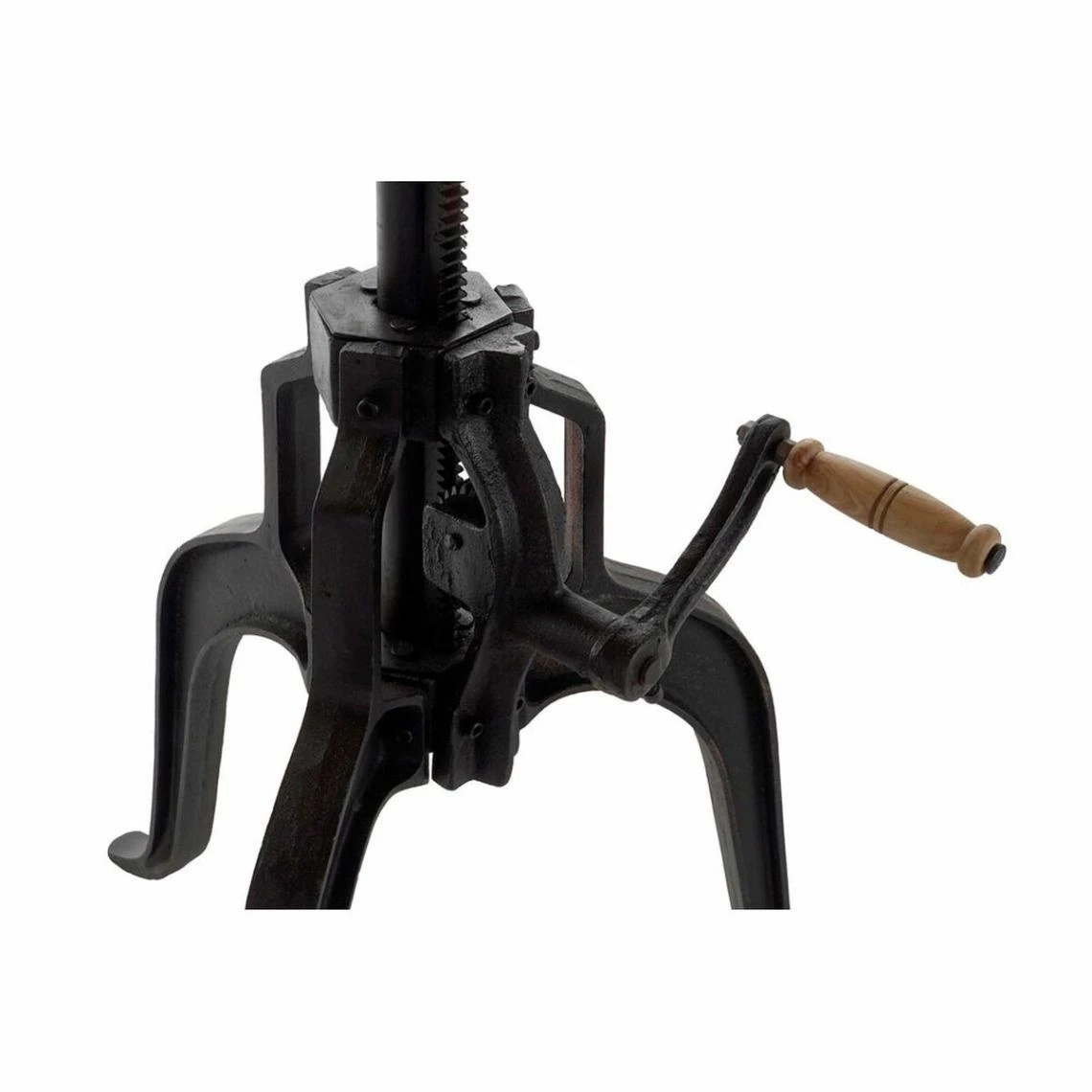 Table D'appoint DKD Home Decor Marron Noir Bois Métal (90 X 90 X 106 ... 4 Table D'appoint DKD Home Decor Marron Noir Bois Métal (90 X 90 X 106 ... – Image 4