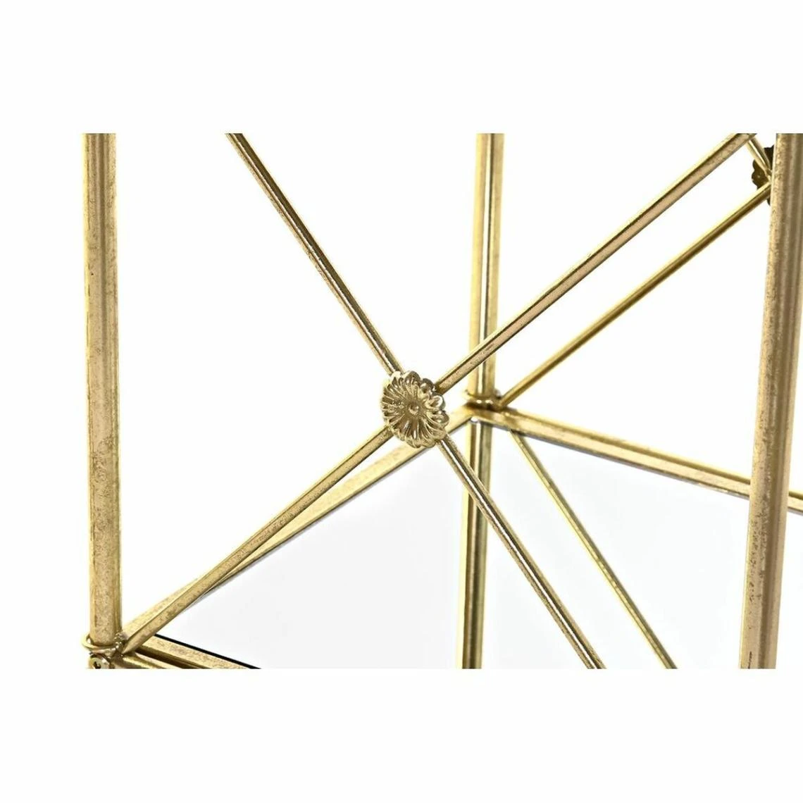 Table D'appoint DKD Home Decor Miroir Doré Métal Arabe (40 X 40 X 65... 2 Table D'appoint DKD Home Decor Miroir Doré Métal Arabe (40 X 40 X 65... – Image 2