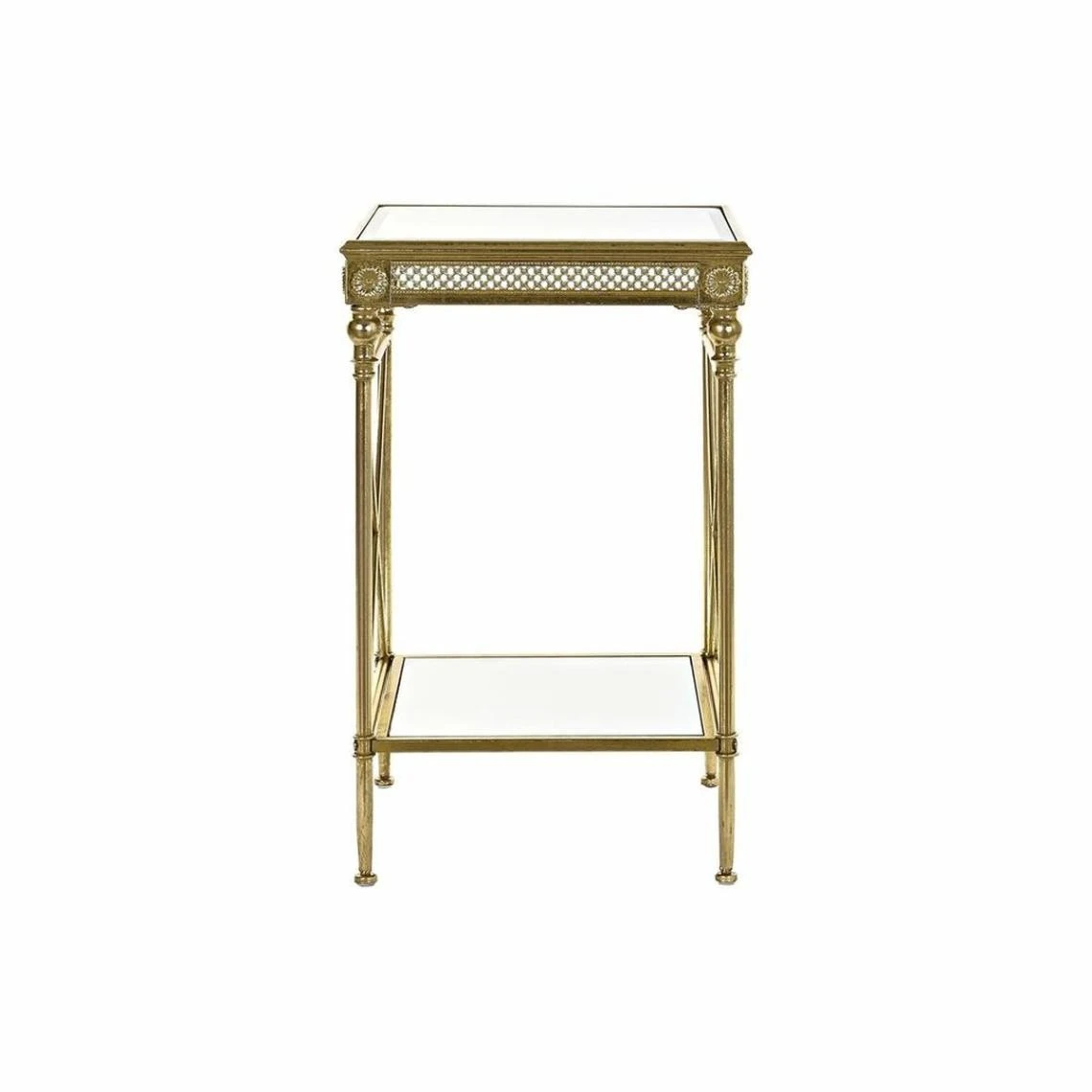 Table D'appoint DKD Home Decor Miroir Doré Métal Arabe (40 X 40 X 65... 3 Table D'appoint DKD Home Decor Miroir Doré Métal Arabe (40 X 40 X 65... – Image 3