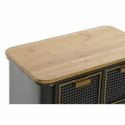 Table D'appoint DKD Home Decor Noir Doré Métal Bois (58 X 34 X 60 Cm... -Pegane Shop table dappoint dkd home decor noir dore metal bois 58 x 34 x 60 cm 14108460 39303826 1140x1140