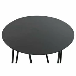 Table D'appoint DKD Home Decor Noir Métal Bois Marron Moderne (40 X 4... -Pegane Shop table dappoint dkd home decor noir metal bois marron moderne 40 x 40 x 59 cm 14108884 39305236 1140x1140