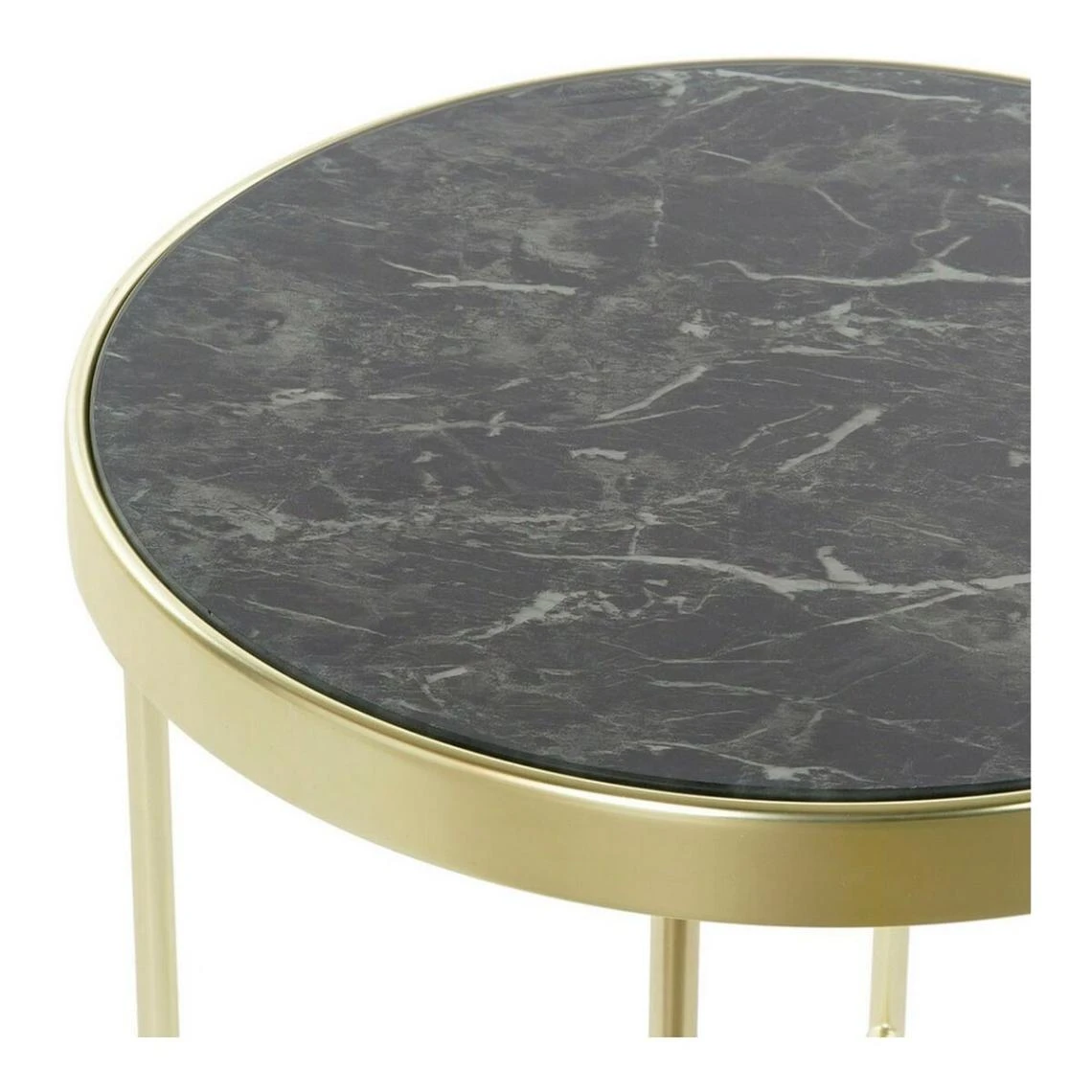 Table D'appoint DKD Home Decor Verre Acier (42 X 42 X 46 Cm) 2 Table D'appoint DKD Home Decor Verre Acier (42 X 42 X 46 Cm) - Image 2